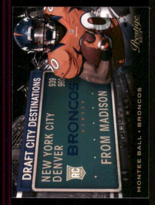 2013 Prestige Draft City Destinations #15 Montee Ball - Image 1 of 2