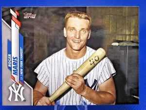2020 TOPPS SERIES 1 #252 ROGER MARIS SHORT PRINT SP VARIATION NEW YORK YANKEES - Picture 1 of 2