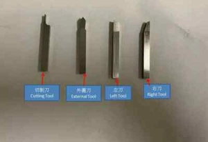 4 Stück Hartmetall Weiß Stahl passt 8,0mm Uhrmacher Drehmaschine Werkzeug Sortiment - Bild 1 von 4