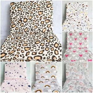 2 pc BEDDING SET BABY COT BED PILLOW CASE + DUVET COVER 70x140cm farm hearts - Picture 1 of 24