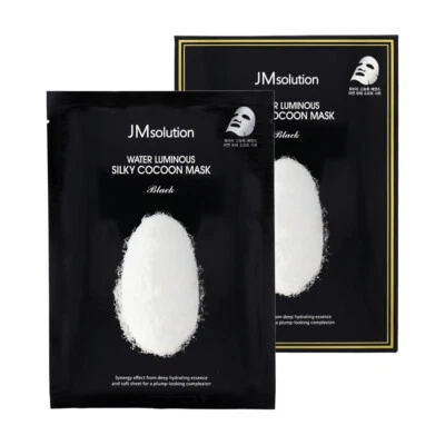 JM Solution Water Luminous Silky Cocoon Mask Black 2ea, 4ea, 10ea - Image 1 of 3