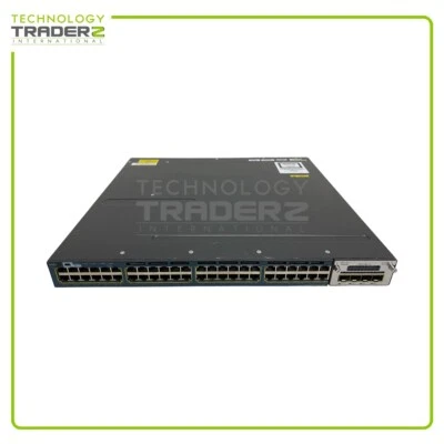 WS-C3560X-48P-L V04 Cisco Catalyst 3560X 48-Port PoE Switch W/ 1x C3KX-NM-1G - Image 1 of 3