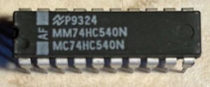 National MM74HC540N 74HC540 Octal Buffer/Line Driver - NOS - Picture 1 of 1