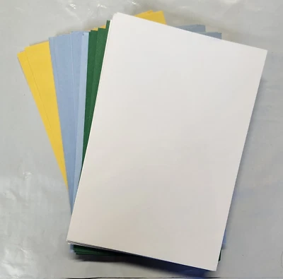 Lote de 50 SOBRES en blanco para correo - multicolor y blanco 8,5" X 6" Foto 1 de 4
