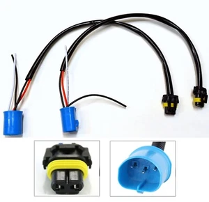 HID Kit Extension Wire 9004 HB1 Two Harness Head Light Bulb Replacement Socket - Picture 1 of 6