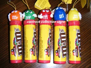 2018 China M&M's m&m's candy topper with figures set of 5 - Foto 1 di 1