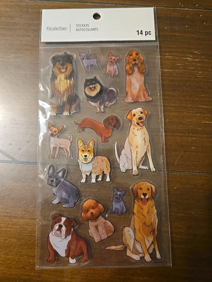 Recollections DOGS 🐕 MANY BREEDS Scrapbooking Stickers  - Image 1 of 1