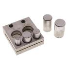 5/7Hole Disc Cutter Set Round Convex Concave Jewellery Making Metal Cutting Tool