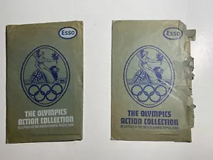 Juego de pegatinas Esso Olympics Action Collection 1972 sin usar - Imagen 1 de 8