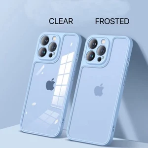 Shockproof Case Frosted Clear Cover für iPhone13/Pro/Pro Max + Displayschutz - Bild 1 von 12
