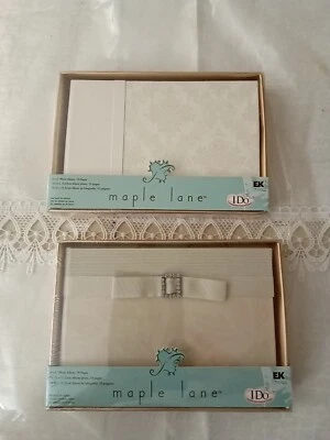 2 álbumes de fotos vintage EK Maple Lane de 4" x 6". 10 páginas. Caja sellada. ¡Nuevo! Foto 1 de 4