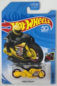 2018 Hot Wheels 50th Treasure Hunts Street Stealth HW Moto Limited Edition #1/5 - Picture 1 of 2