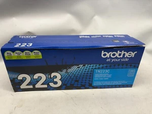 Brother TN223C Standard Tonerkassette Cyan Box Cut - Bild 1 von 2