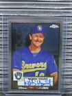 2021 Topps Chrome Platinum Anniversary Robin Yount Autographs Auto PA-RY Brewers