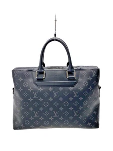 LOUIS VUITTON M44222 Business Bag Odysse Briefcase Monogram Eclipse Black Used - Picture 1 of 8
