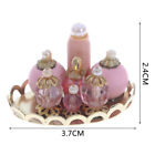 1:12 Dollhouse Miniature Pink Perfume Tray Model Dolls House Bedroom B_bf