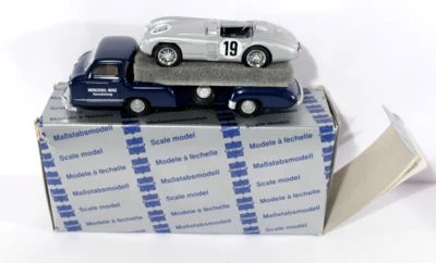 Conrad 103402 Mercedes-Benz Racing Car Transporter | 1955 1:43 Diecast K4. Foto 1 de 4
