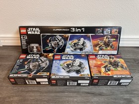 LEGO Star Wars Microfighters Series 3 Super Pack 3 in 1 Complete Set 66543