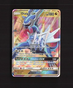 Tarjeta Pokémon Dialga GX 100/156 Ultra Prisma Ultra Rara Holo DMG - Imagen 1 de 10