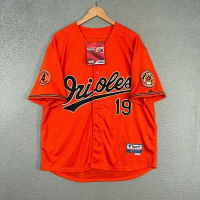 Camiseta masculina Chris Davis Baltimore Orioles 52 laranja #19 2013 NOVA costurada Earl Weaver - Imagem 1 de 4