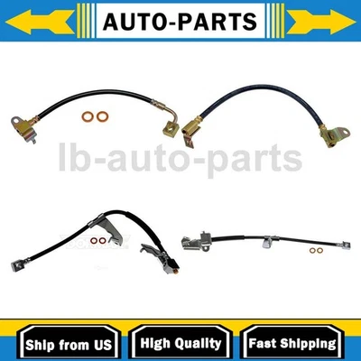 Manguera de freno delantera trasera 4 piezas para Ford Taurus 3,4 L 1996-1999 Foto 1 de 4