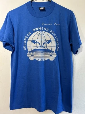 Camisa DeLorean Corporation Vintage Años 80 DMC Regreso al Futuro PELÍCULA PROMOCIONAL Foto 1 de 4