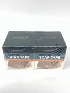 Nuvadermis Silicone Scar Tape for Surgical Scars 120x 1.5in Exp 5/2028 Pack 2 - Picture 1 of 4