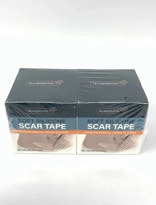Nuvadermis Silicone Scar Tape for Surgical Scars 120x 1.5in Exp 5/2028 Pack 2 - Image 1 of 4