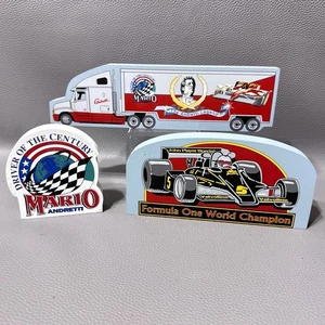 3 Vintage MARIO ANDRETTI Hand Signed & Numbered Hometowne Collectibles - Picture 1 of 9