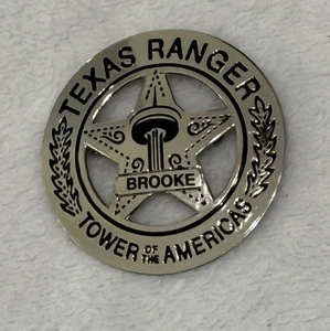 Texas Ranger Tower Of The Americas Name Badge BROOKE 2" - Picture 1 of 4