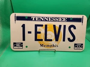 1987 Elvis Presley Memorial Vanity License Plate Memphis TN 1935-1977 unused - Picture 1 of 5
