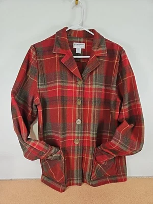 Vintage Pendleton Originals Wool Jacket Coat Women's L  Beautiful Fall Colors  - Image 1 of 4