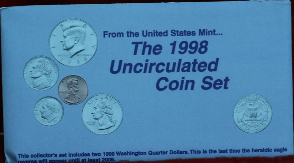 Uncirculated 1998 U.S. Mint Set P & D Mint - Image 1 of 1