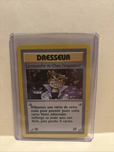 (French) 1st Edition La revanche de Chen L'imposteur 76/82 Team Rocket - Picture 1 of 2