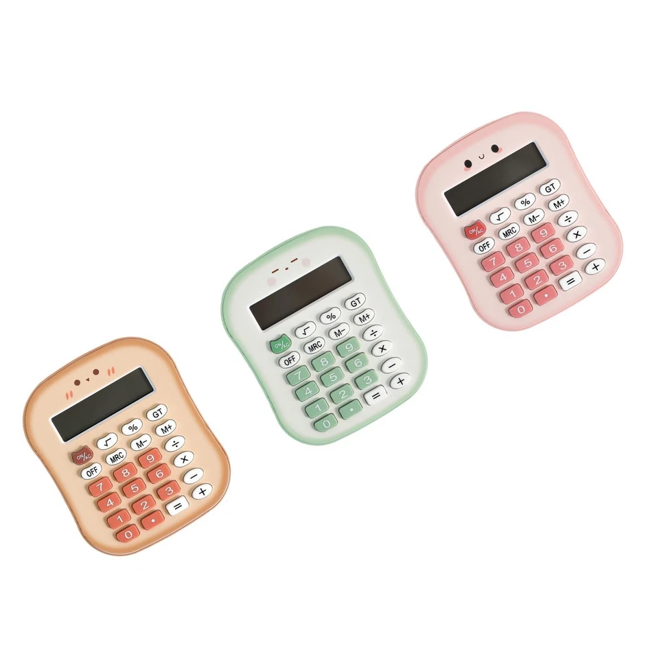 Bread Mini Calculator,Portable,Lightweight Sturdy Basic Compact Cute 12 Digit - Image 1 of 1