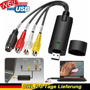 USB 3.0 Digital Audio Video Capture Grabber VHS-DVD TV Konverter Karte DE - Afbeelding 1 van 10