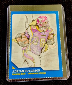 ADRIAN PETERSON Rare Minnesota Vikings NFL Sports Illustrated for Kids SI NM+