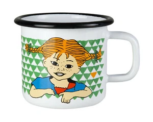 Pippi Enamel Mug 0.37 L Here Comes Pippi - Picture 1 of 4