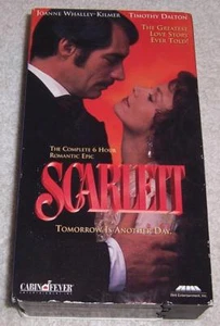 Scarlett VHS Video Joanne Whalley-Kilmer Timothy Dalton 6 Stunden romantisches Epos - Bild 1 von 3