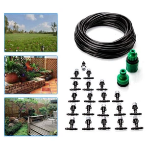 Sprüh Nebel Garten Terrasse Wasser Set Kühlsystem Kühlung Wasserzerstäuber - Bild 1 von 10