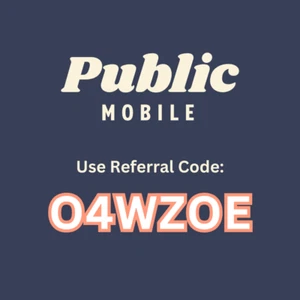 Public Mobile Canada (sans SIM) OBTENEZ 10 $ DE RABAIS ACTIVATION Code de parrainage : O4WZOE - Photo 1 sur 3