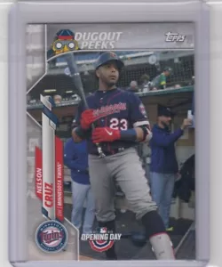 2020 Topps Opening Day NELSON CRUZ Dugout Peeks Variation SSP #3 Twins - Bild 1 von 1
