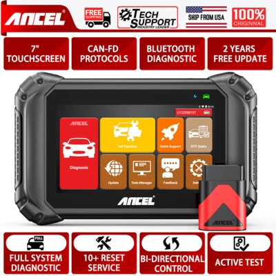 ANCEL V5 BT All System Car OBD2 Scanner Bidirectional Diagnostic Tool Code Read - Image 1 of 4