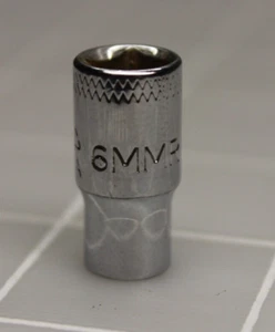 Mac Tools USA 6mm 6 Point 1/4" Drive Shallow Socket M6 6MMR - Picture 1 of 7