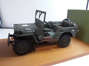 UT MODELS 1/18 SUPERBE JEEP WILLYS BON ETAT EN BOITE C4 - Foto 1 di 7