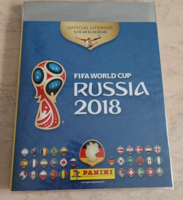 ALBUM + SET COMPLETO MONDIALE RUSSIA 2018  WORLD CUP  FIGURINE CALCIATORI PANINI - Immagine 1 di 2