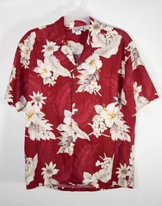 Pacific Legend Hawaiian Shirt XL MADE IN HAWAII USA Tropical Floral Print EUC - Picture 1 of 3