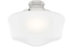 Hunter 12" Original Series White Schoolhouse Glass Bowl Light Kit 99164 - Picture 1 of 1