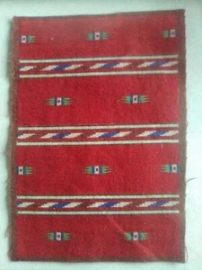 Vintage 1910 Indianer Indianer Teppich Tabak Filz  - Bild 1 von 4