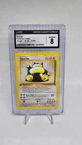Pokémon Snorlax Jungle 37/64 1st Edition Rare CGC 8 NM/MINT - Picture 1 of 1
